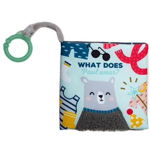 Розвиваюча іграшка Taf Toys книжка для коляски Що одягне ведмедик Пол (12605)