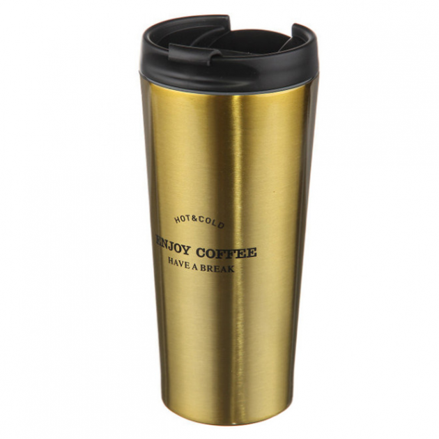 Термокружка FL-1622 450 мл Золотистий