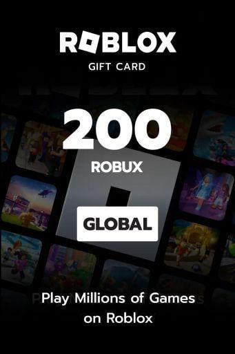 Скретч-карточка Roblox Gift Card 200 Robux Global