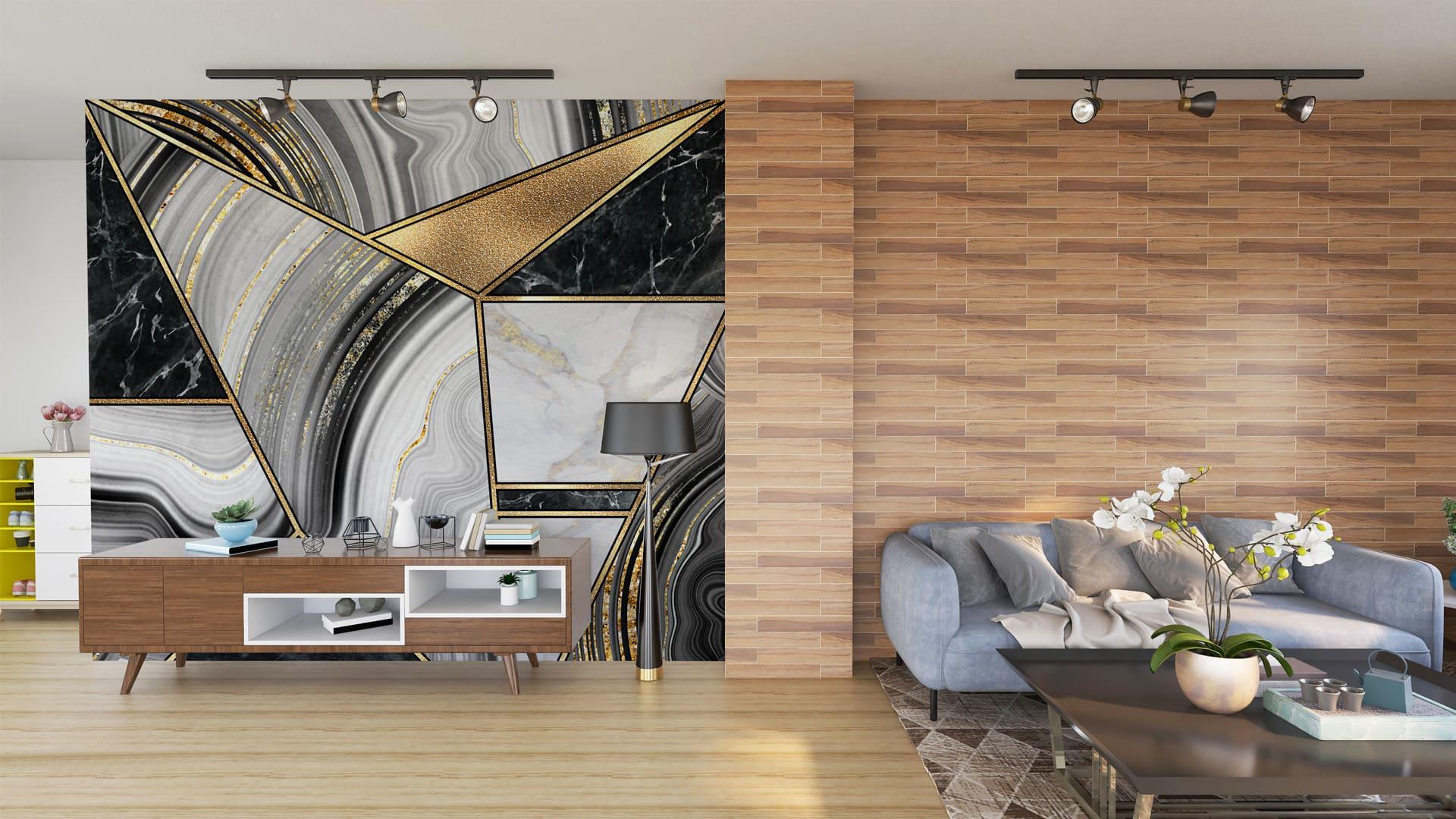 Фотошпалери флізелінові Styleo Print-walls Мармурова симетрія 0729 400х250 см (Pw-0729/4)