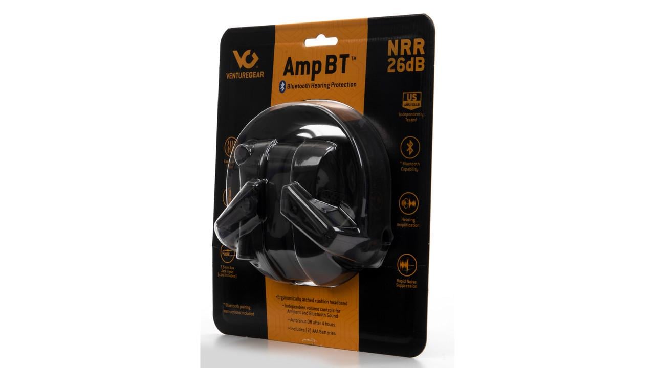 Навушники активні протишумні захисні Venture Gear AMP NRR 26dB з Bluetooth Чорний (69962121339331) - фото 4 Навушники активні протишумні захисні Venture Gear AMP NRR 26dB з Bluetooth Чорний (69962121339331) - фото 4