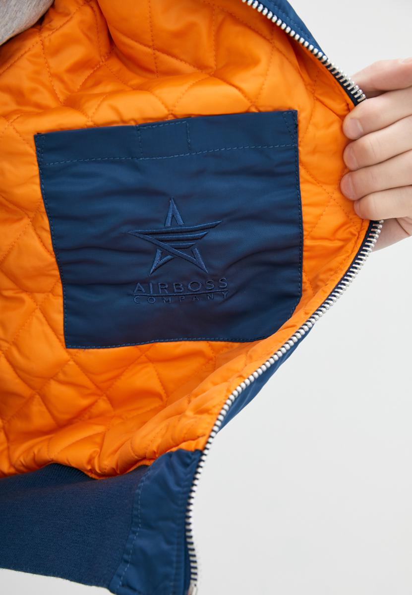 Куртка-бомбер Airboss MA-1 Nose Art L Синий (123221) - фото 5 Куртка-бомбер Airboss MA-1 Nose Art L Синий (123221) - фото 5