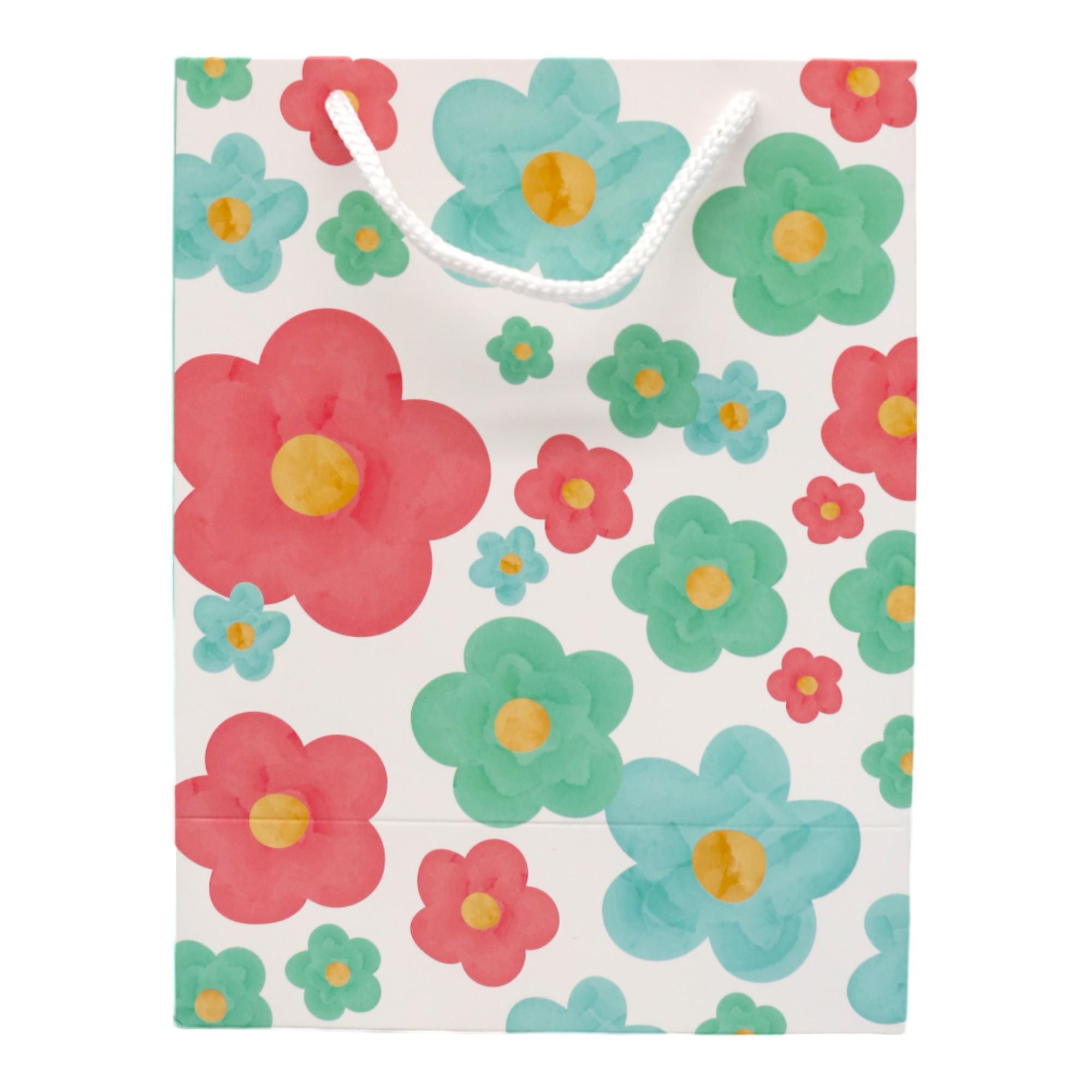 Пакет подарочный M29 Цветы 17,5x23 см (НФ-00007113)