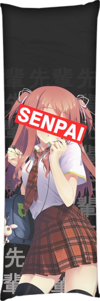 Подушка дакимакура Senpai 5 50x150 см (13545427)