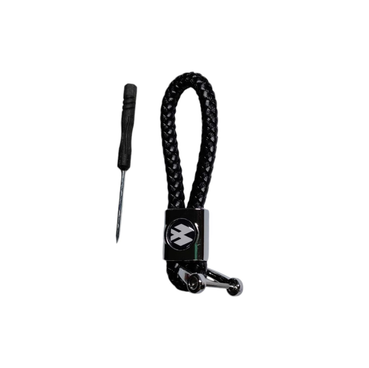 Брелок для мотоцикла Bajaj плетеный Черный (2349318155)