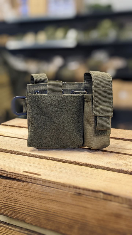 Подсумок для магазинов Mil-Tec Molle Admin Pouch Olive (13486001) - фото 4