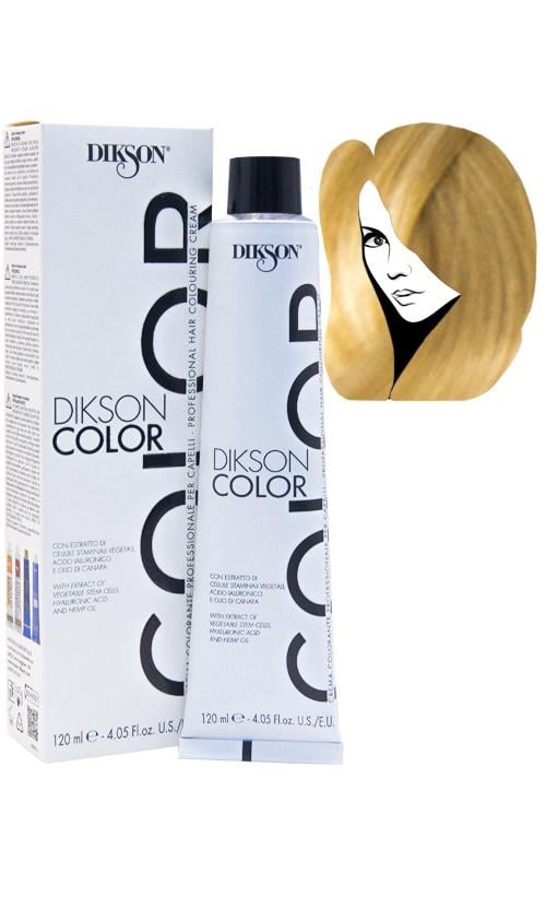Фарба для волосся Dikson Professional Hair Colouring Cream 9,0 Дуже світлий блондин (3732)