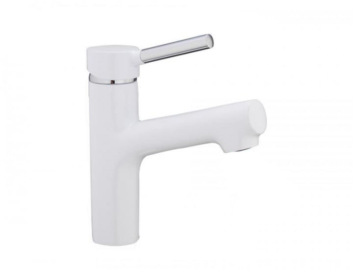 Змішувач для умивальника Frap F1044-8 Білий Змішувач для умивальника Frap F1044-8 Білий