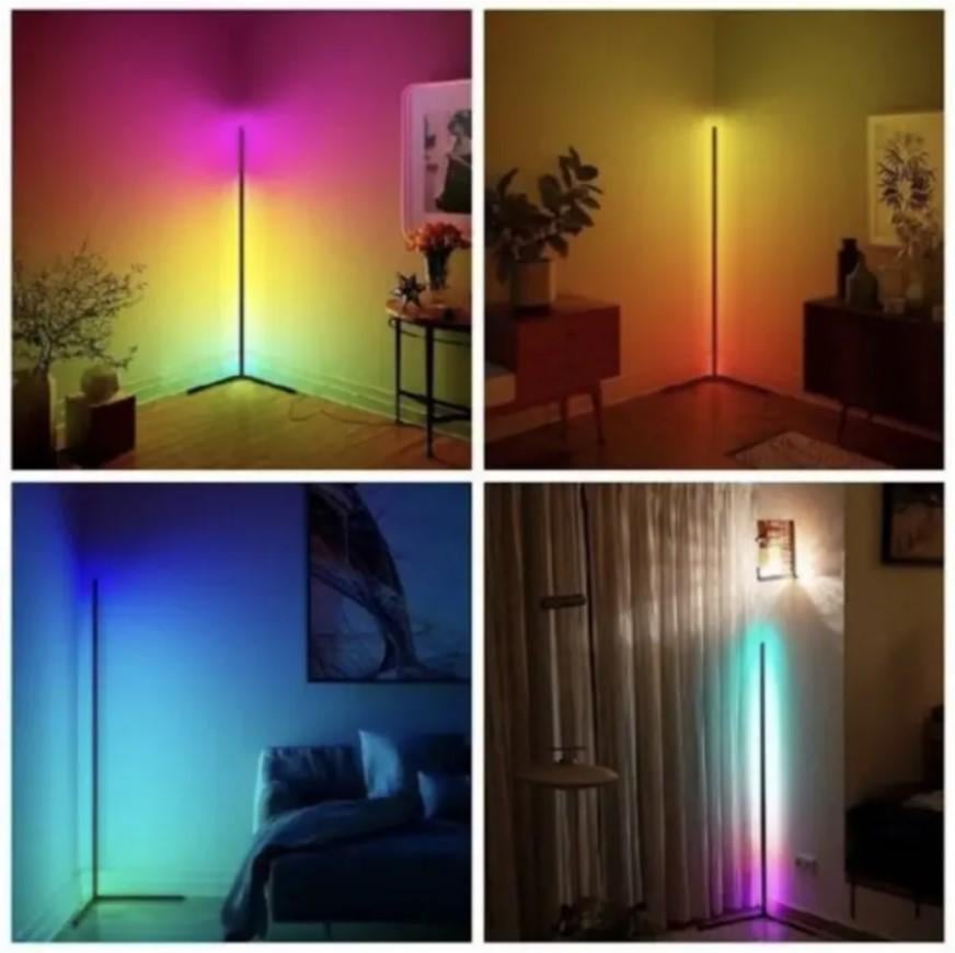 Лампа-торшер напольна LED FLORLAMP світлодіодна 1,4 м RGB кутова з регульованою яскравістю (23647972) - фото 3 Лампа-торшер напольна LED FLORLAMP світлодіодна 1,4 м RGB кутова з регульованою яскравістю (23647972) - фото 3