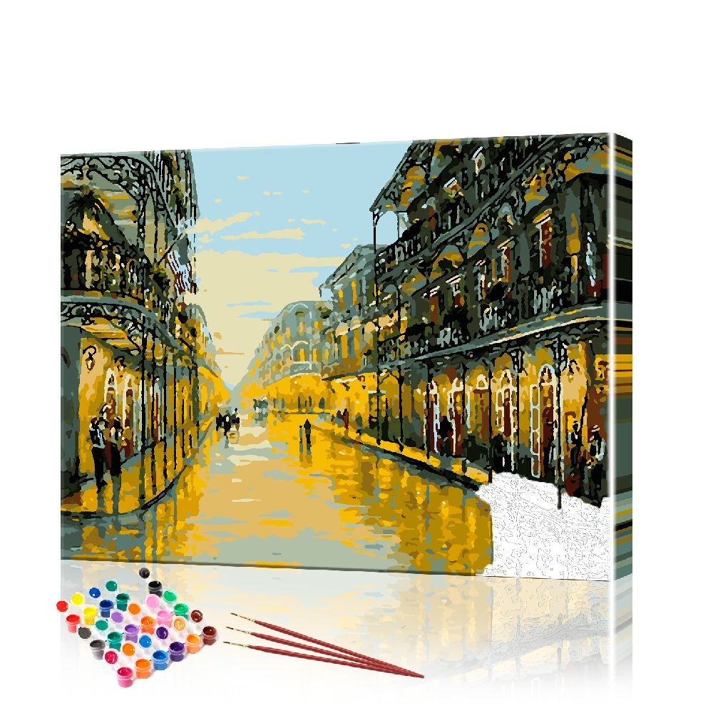Картина по номерам ArtSale Старый Париж PBN0741 40х50 см