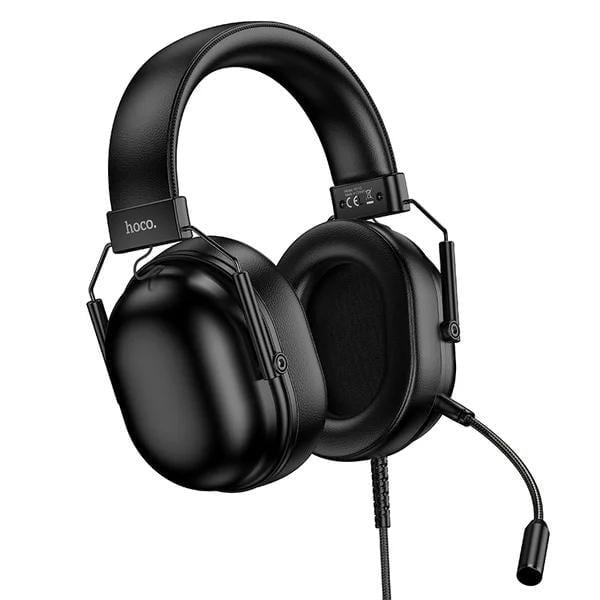 Наушники игровые накладные Hoco W113 Dynamic USB 7.1 2 м с микрофоном Black (6942007664127)