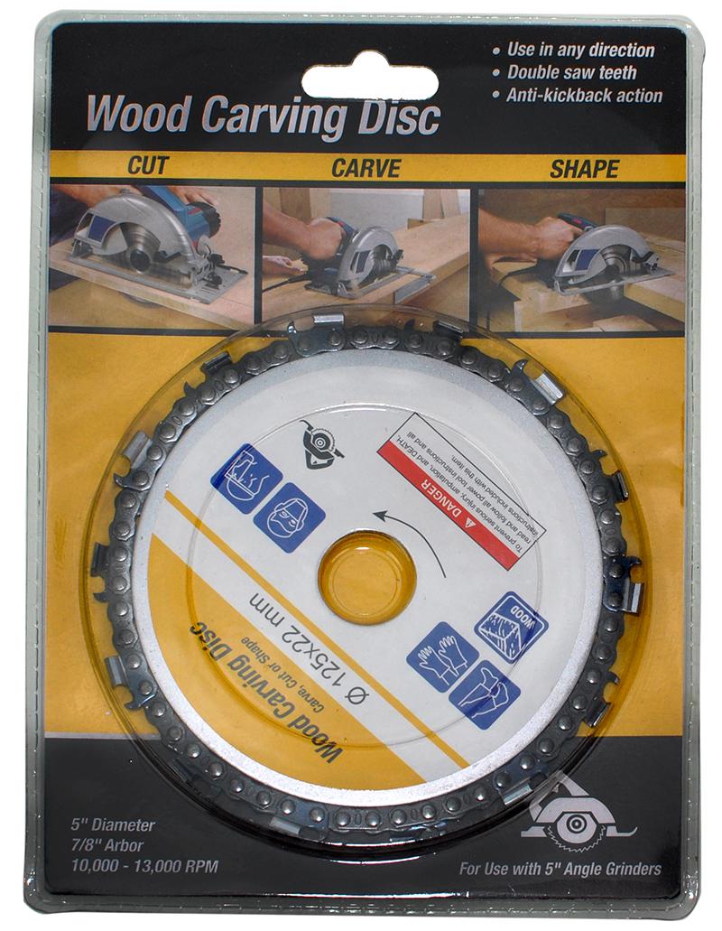 Диск по дереву для болгарки з ланцюгом d125 (bol589) Диск по дереву для болгарки з ланцюгом d125 (bol589)