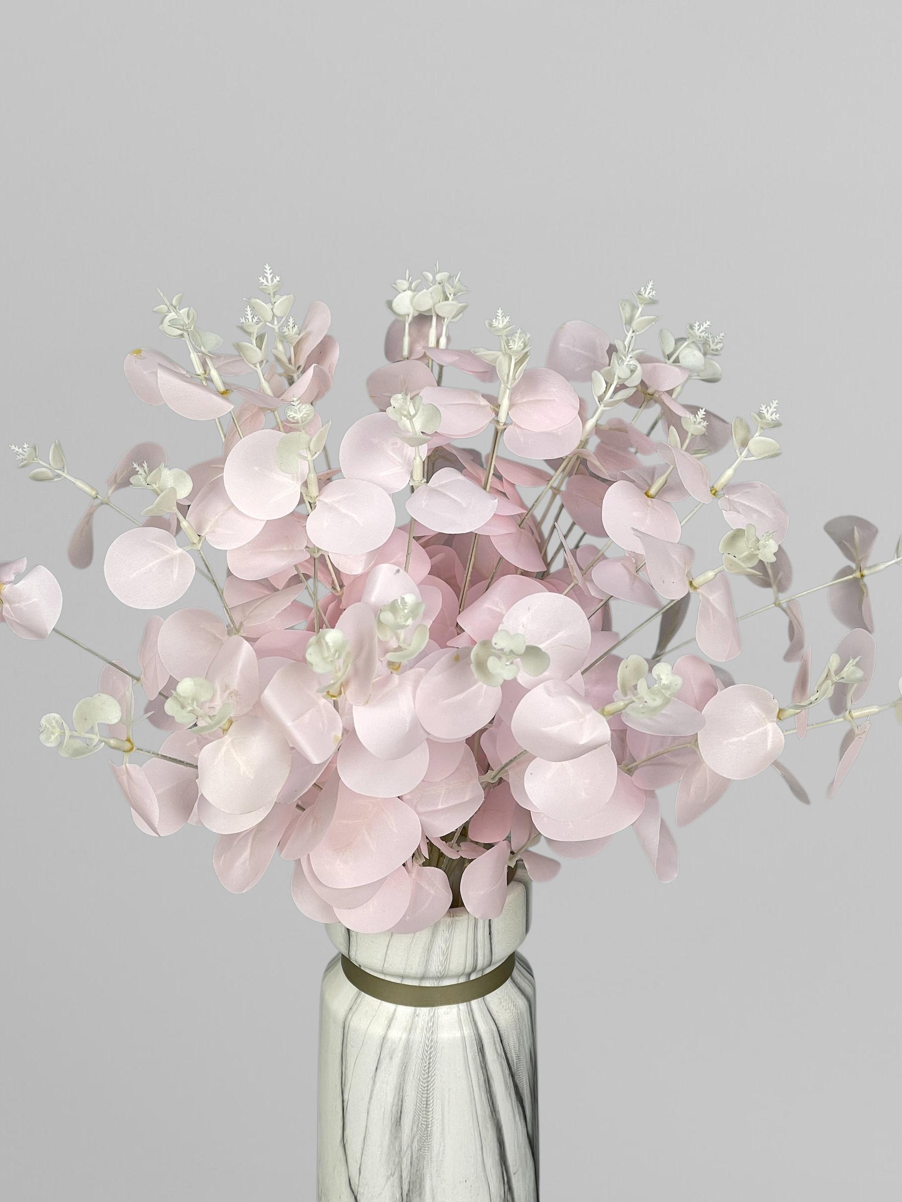 Искусственный эвкалипт 46 см Нежно-розовый (Р05013) - фото 8 Искусственный эвкалипт 46 см Нежно-розовый (Р05013) - фото 8