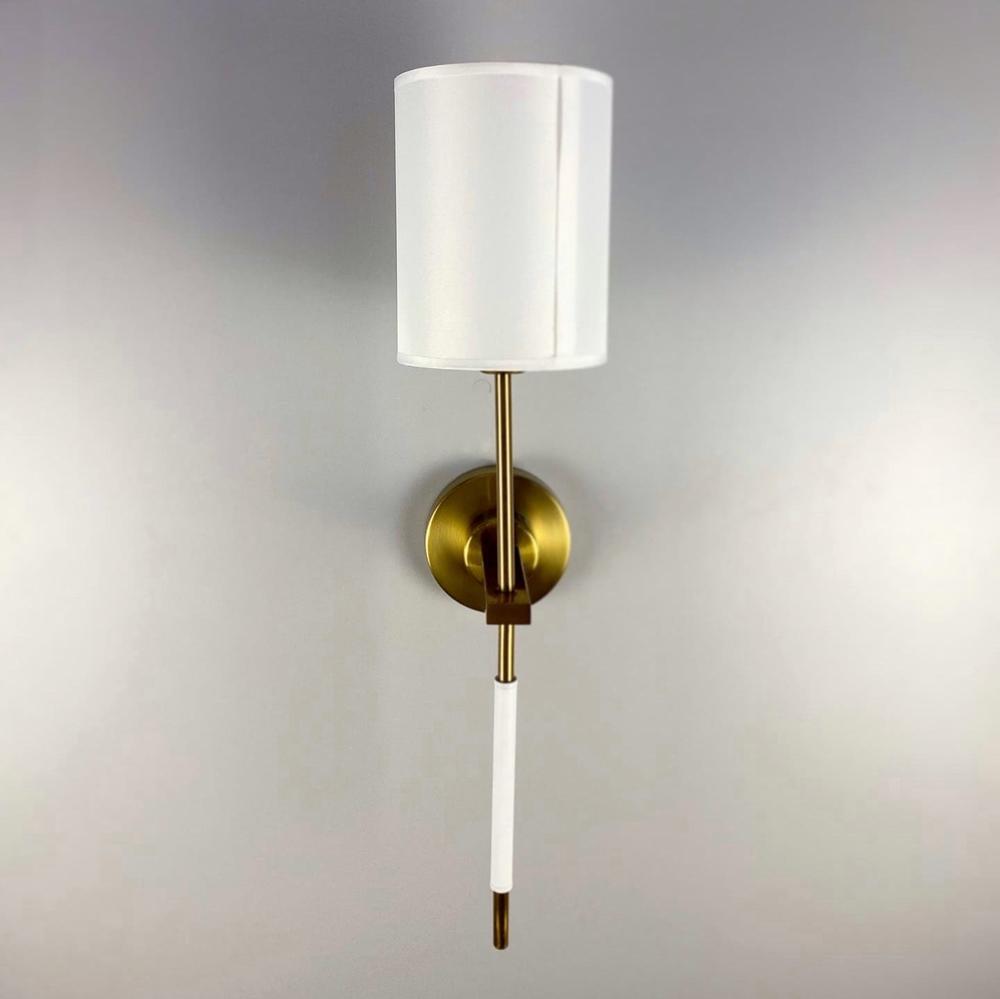 Бра Line.F W 1827/1 классическое настенное с тканевым абажуром (469_679)