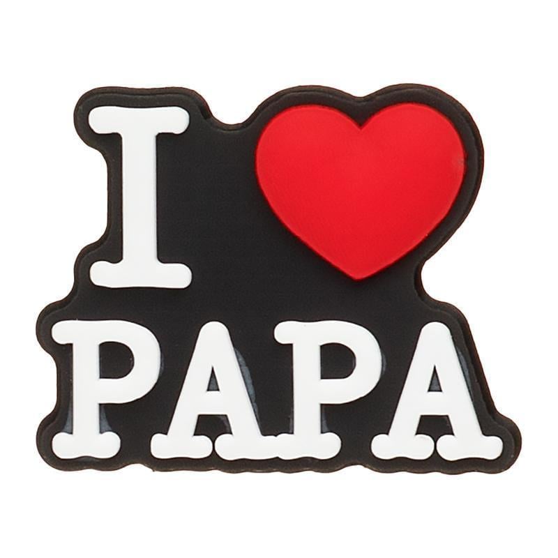 Джибітс для кроксів 0226 "I Love Papa" 1 шт. (2236673745)