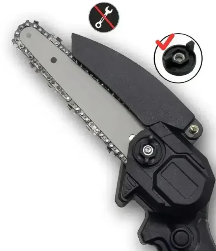 Сучкорез для обрезки деревьев Mini Electric Chainsaw 2 АКБ 6" в кейсе (23451772) - фото 7 Сучкорез для обрезки деревьев Mini Electric Chainsaw 2 АКБ 6" в кейсе (23451772) - фото 7