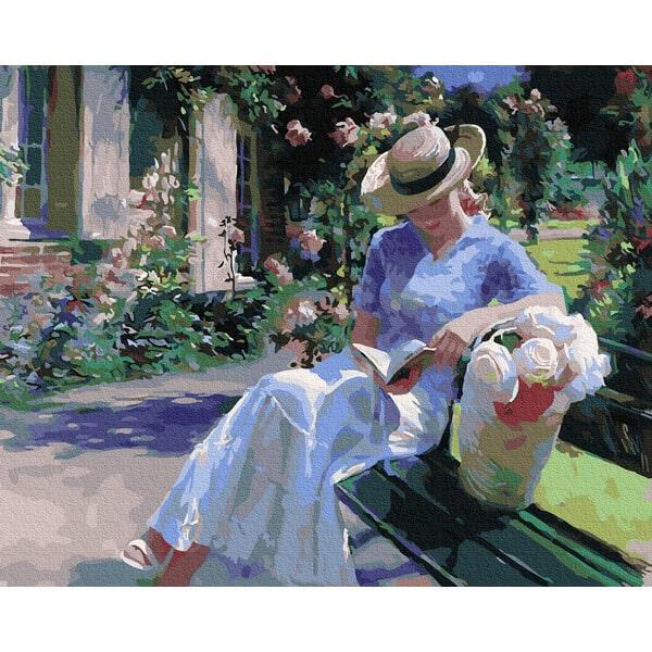 Картина по номерам Brushme GX34270 Послеобеденное чтение 40x50 см (1358110114) Картина по номерам Brushme GX34270 Послеобеденное чтение 40x50 см (1358110114)