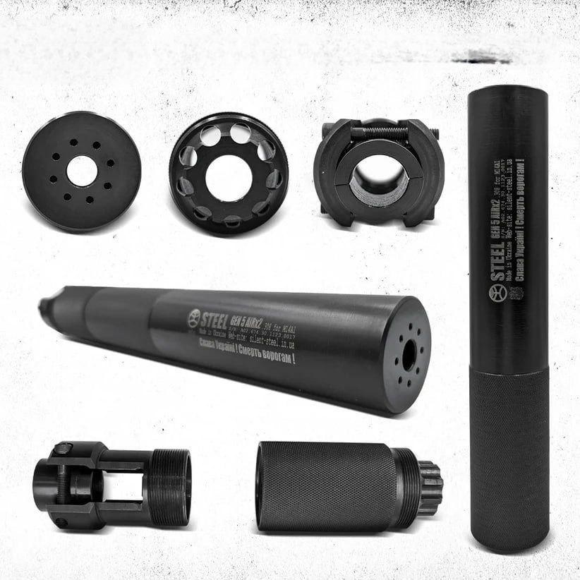 Глушник Steel Gen 5 AIR .308 for M14A1 (29027587) - фото 2 Глушник Steel Gen 5 AIR .308 for M14A1 (29027587) - фото 2