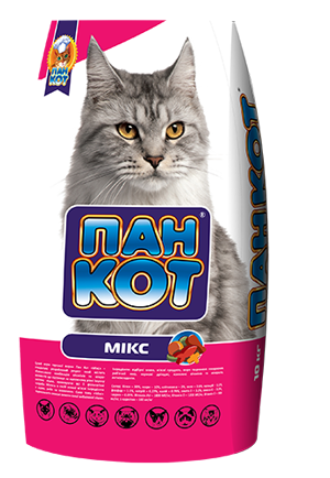 Сухий корм Пан Кіт Мікс для кото 10 кг