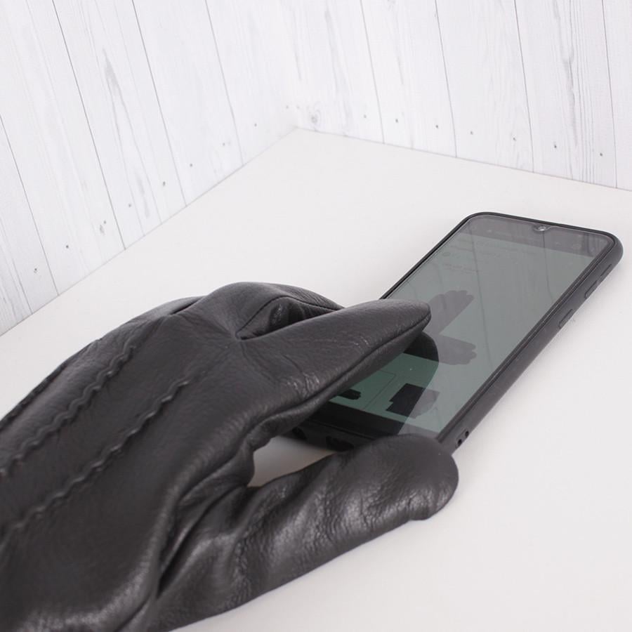 Рукавички чоловічі шкіряні LM076-1 демісезонні S/9"/20 см (2812605049) - фото 5 Рукавички чоловічі шкіряні LM076-1 демісезонні S/9"/20 см (2812605049) - фото 5