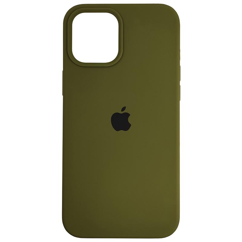 Чехол Copy Silicone Case iPhone 12/12 Pro Dark Green (29caa1-3286)