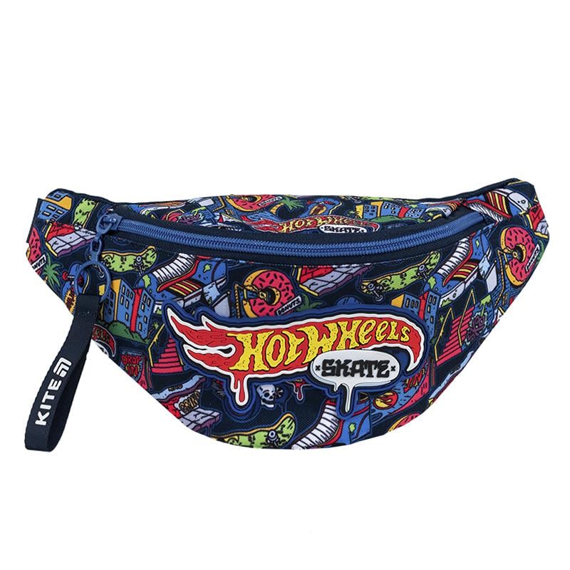 Поясна сумка-бананка дитяча Kite Kids Hot Wheels Skate з малюнком (HW25-2577)