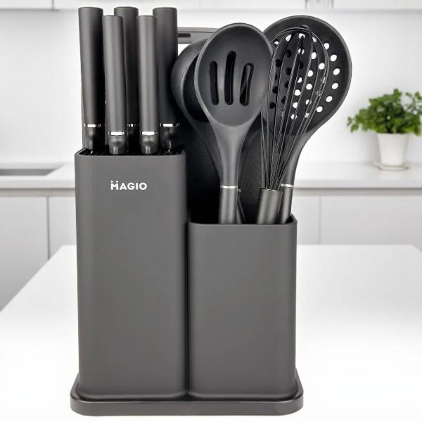 Кухонный набор Magio с нарезной доской 11 пр. (MG-1097B) - фото 1