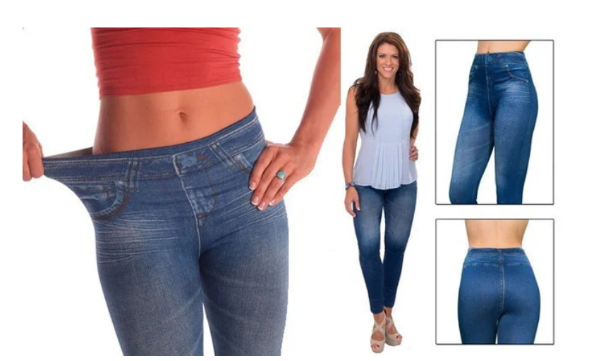 Джеггинсы Slim'n Lift Caresse Jeans S/M Серый (KG-30) - фото 2 Джеггинсы Slim'n Lift Caresse Jeans S/M Серый (KG-30) - фото 2