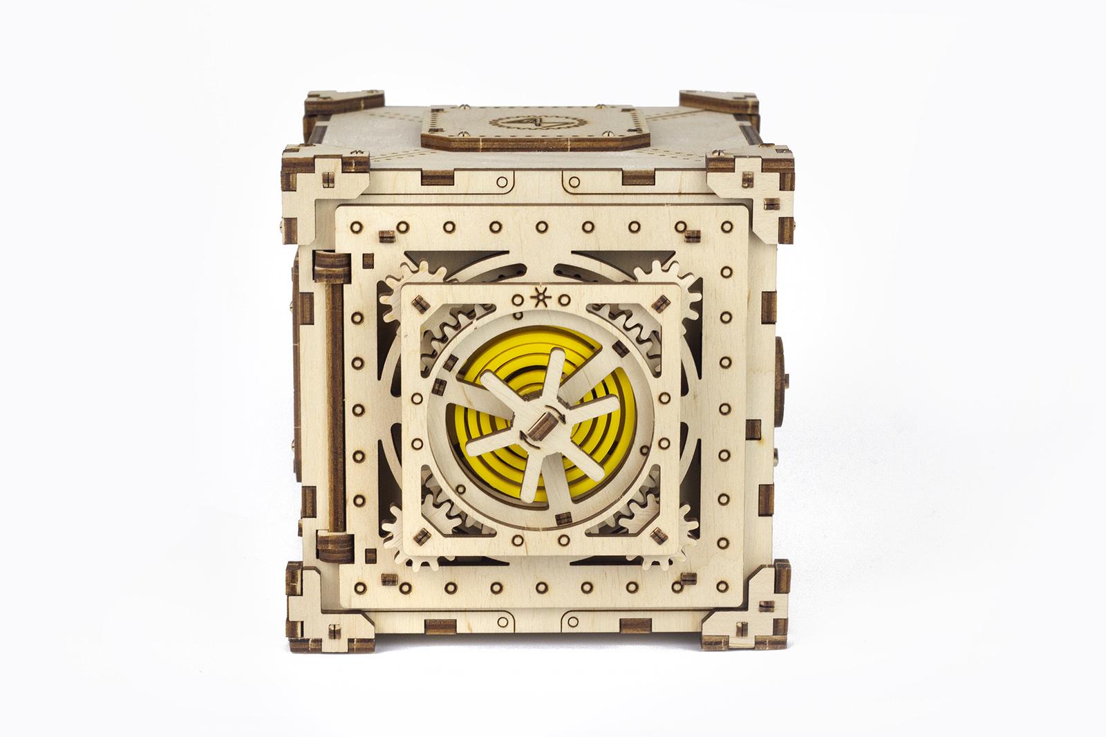 Конструктор механічний 3D Time for Machine Lockbox Жовтий (T4M380310YEL) - фото 3 Конструктор механічний 3D Time for Machine Lockbox Жовтий (T4M380310YEL) - фото 3