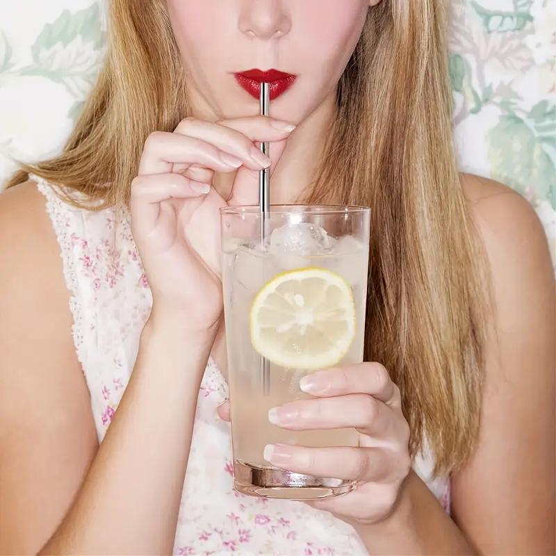 Трубочки металлические для коктейлей 2 штуки/ершик 21 см - фото 3 Трубочки металлические для коктейлей 2 штуки/ершик 21 см - фото 3