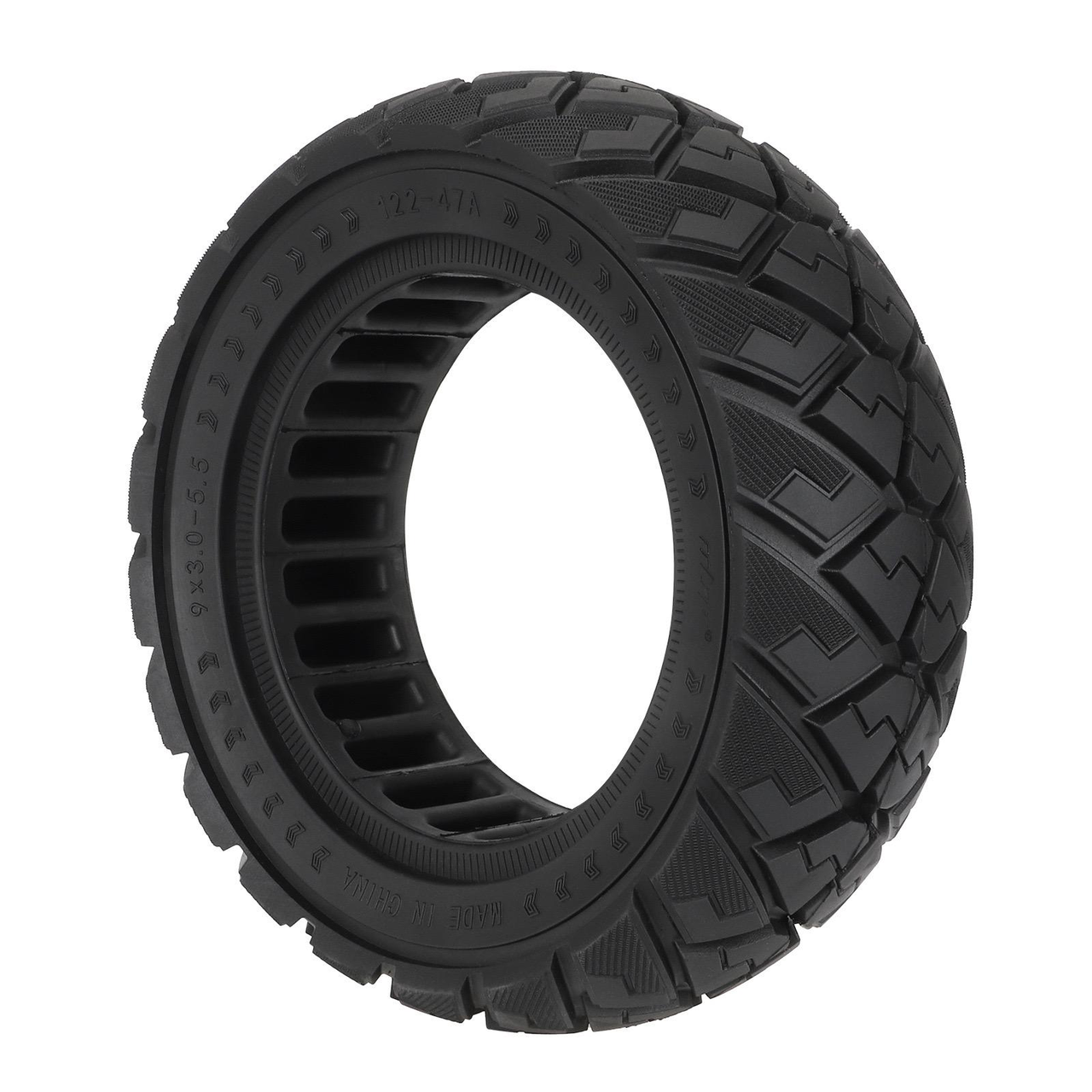Шина безвоздушная 9x3,00-5,5" для электросамокатов цельнолитная (2623422117)