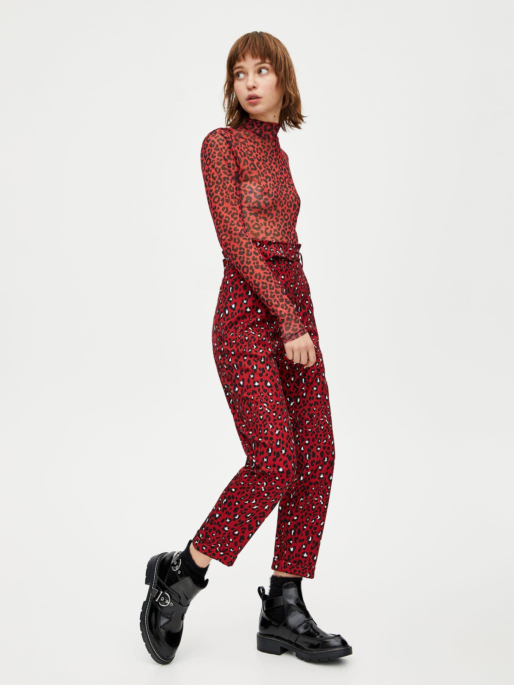 Штаны Pull&Bear S Красный (5678314b26) - фото 2 Штаны Pull&Bear S Красный (5678314b26) - фото 2