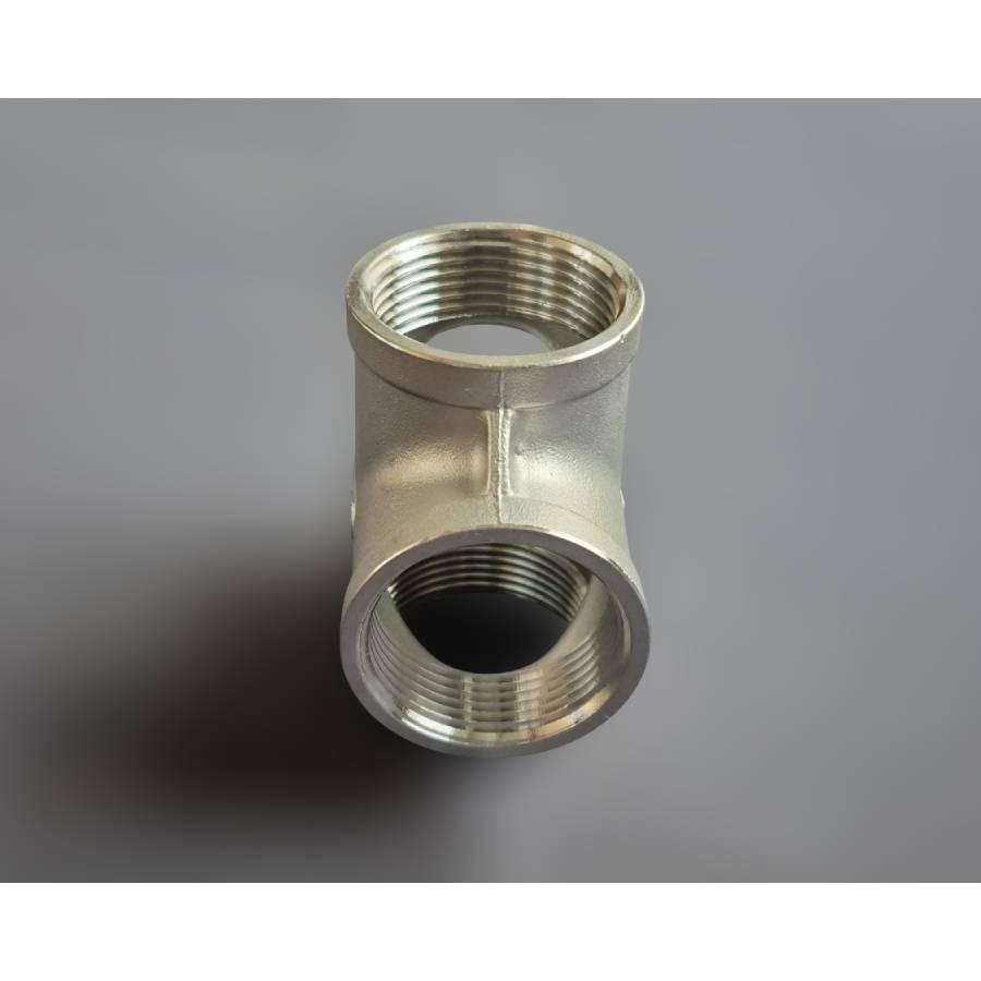 Крестовина резьбовая Ду32 равнопроходная н/ж сталь AISI304 ВР BSPP Class 150 1-1/4" (29203331) - фото 6 Крестовина резьбовая Ду32 равнопроходная н/ж сталь AISI304 ВР BSPP Class 150 1-1/4" (29203331) - фото 6