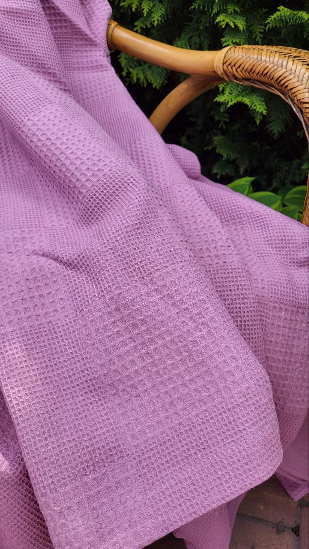 Покрывало Пике Вафелька 140x220 см Ягодный (11204) - фото 4 Покрывало Пике Вафелька 140x220 см Ягодный (11204) - фото 4