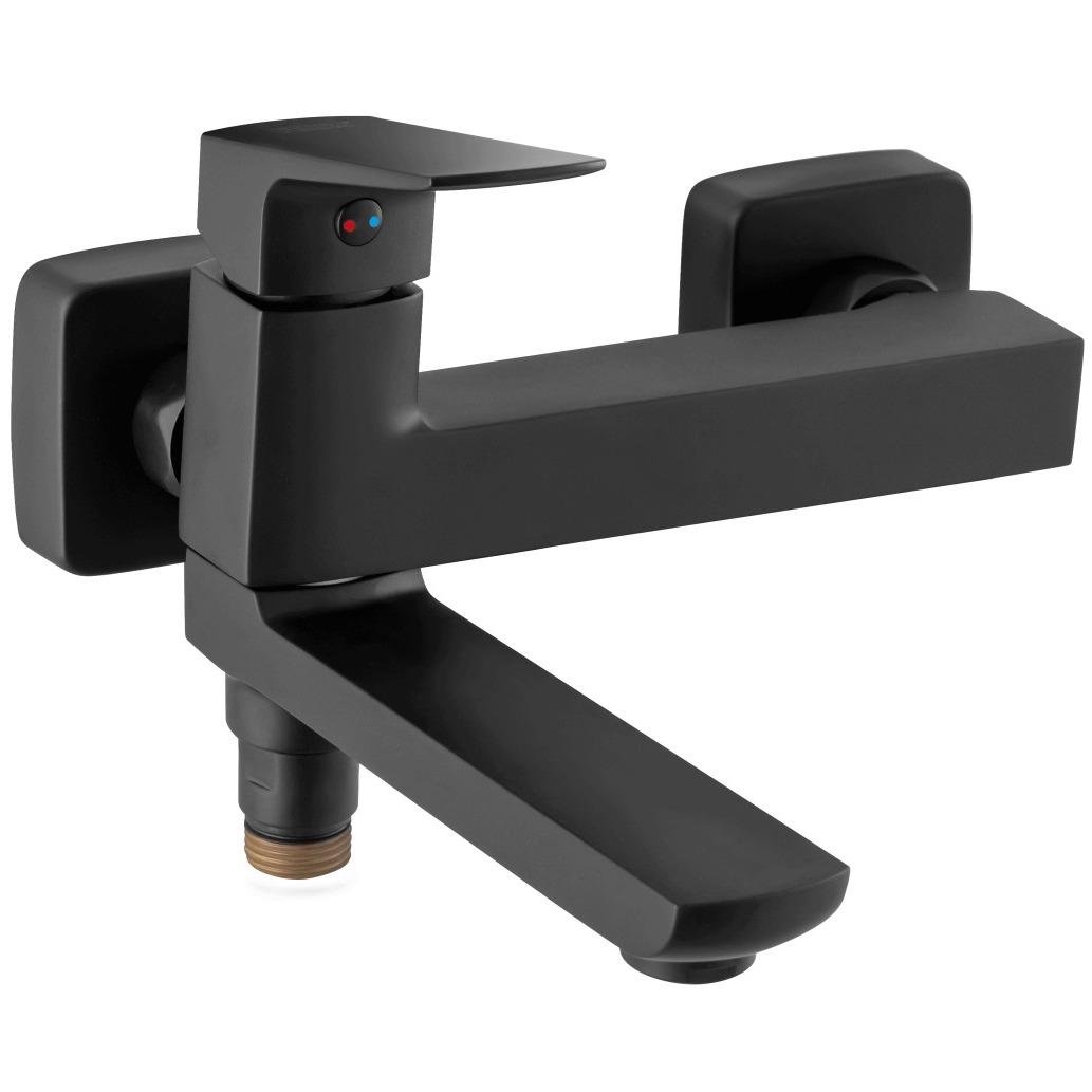 Смеситель для ванной Ferro Vitto Verdeline BVI1RVLBL однорычажный Черный (247110)