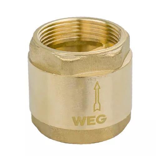 Клапан обратный WEG 76/2 с латунным штоком 1 1/4" (SQ-1038098)