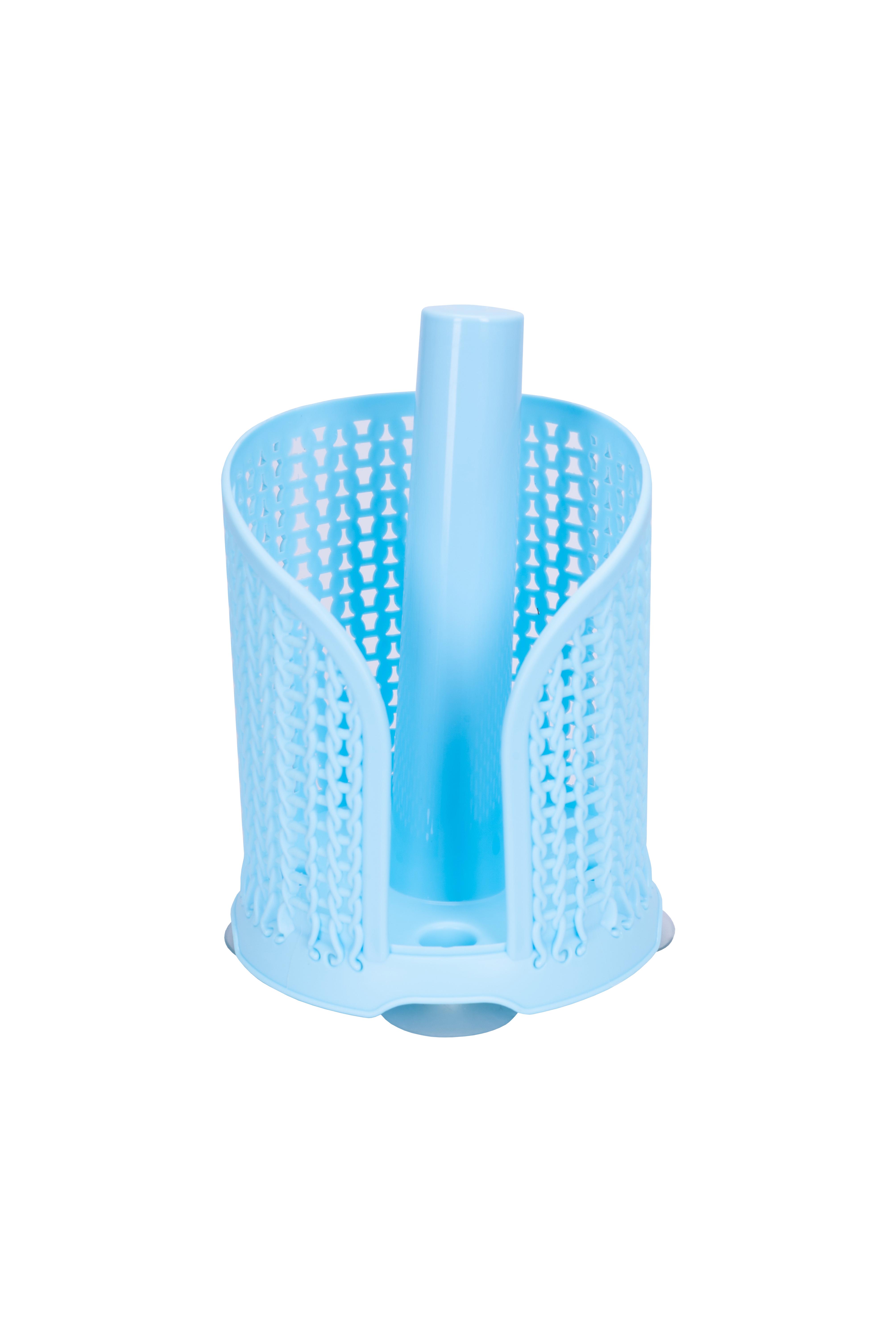 Тримач для рушників Violet House 1012 Виолетта Blue пластиковий 21х15х15 см (31158561)