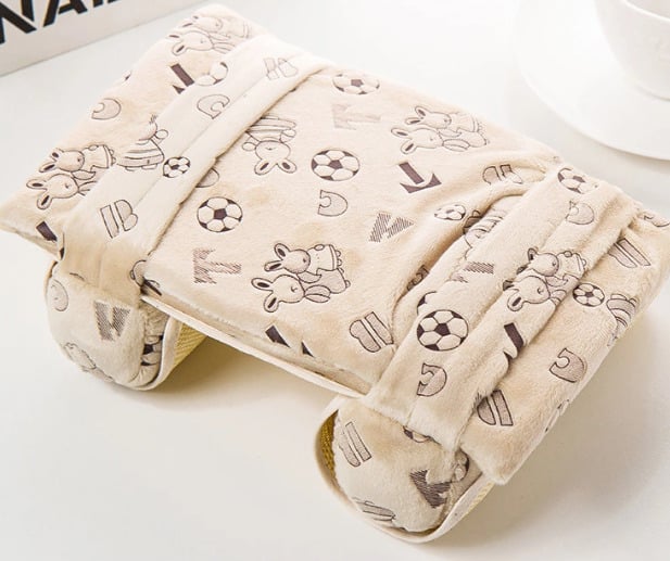 Детская подушка для сна SUNROZ Baby Pillow Shape позиционер для новорожденного ребенка Желтый (SUN6765) - фото 2