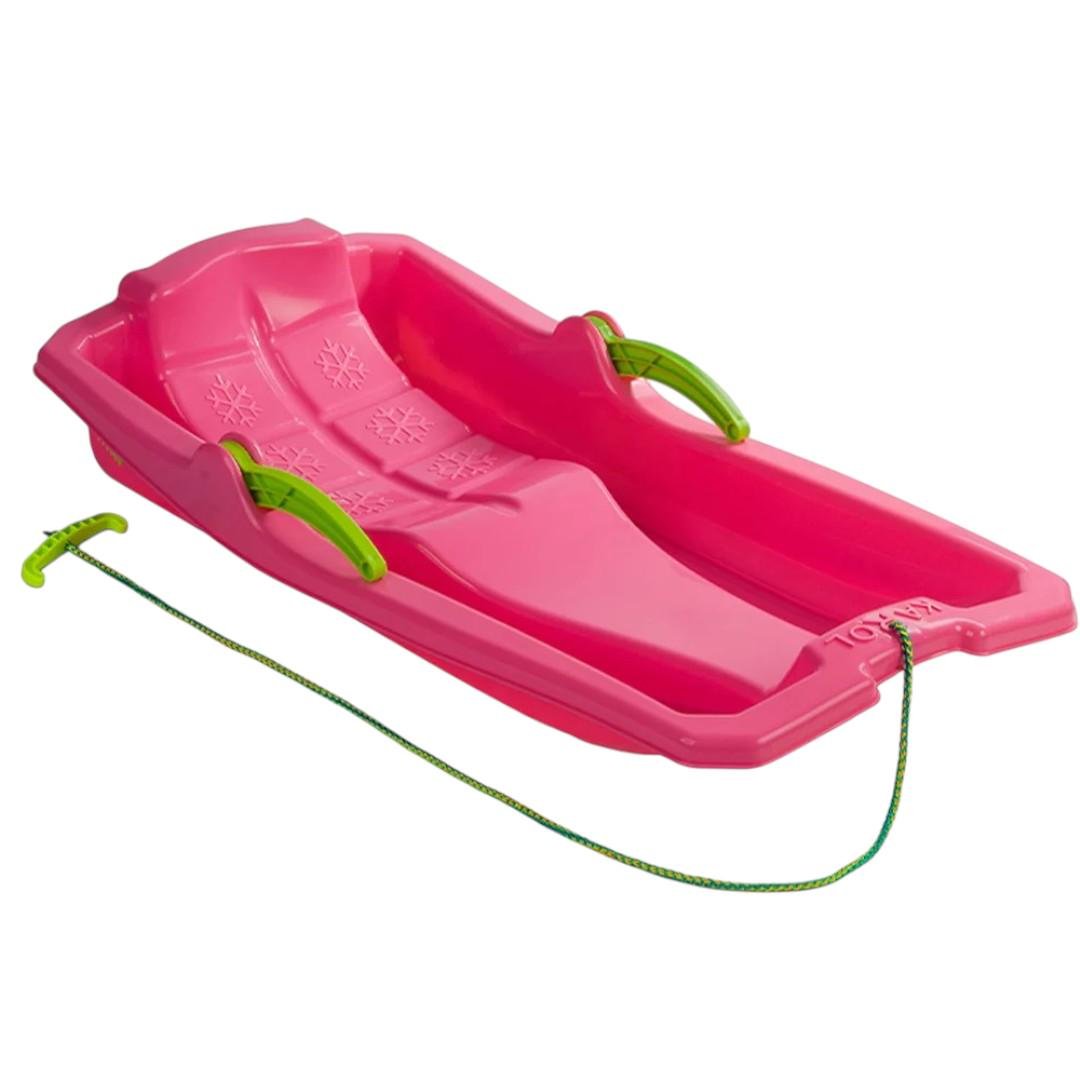 Санки дитячі з гальмами Marmat Karol Рожевий (11142) - фото 2 Санки дитячі з гальмами Marmat Karol Рожевий (11142) - фото 2