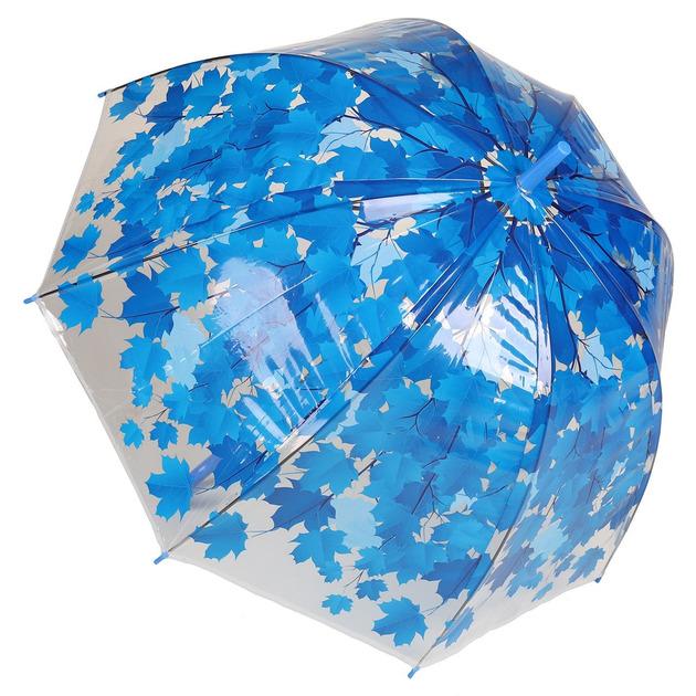 Зонтик-трость полуавтомат осень d120 см 8 см (R17776)