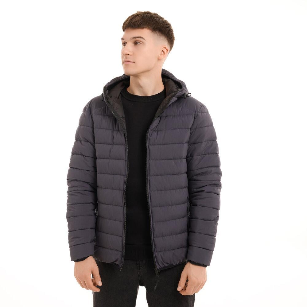 Куртка чоловіча Pobedov Beggin демісезонна стьобана XXL Темно-сірий (26512/1/5) - фото 8