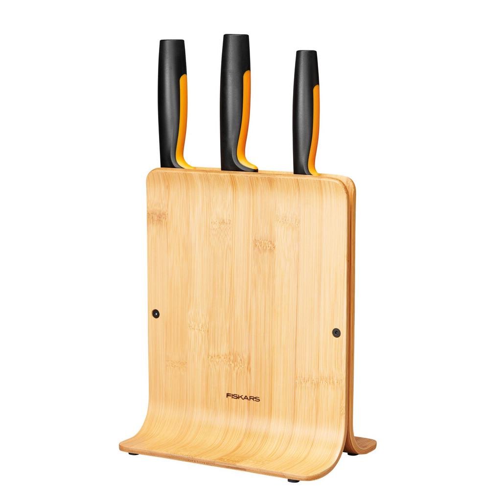 Набор ножей Fiskars Functional Form Bamboo 3 шт. (1057553)