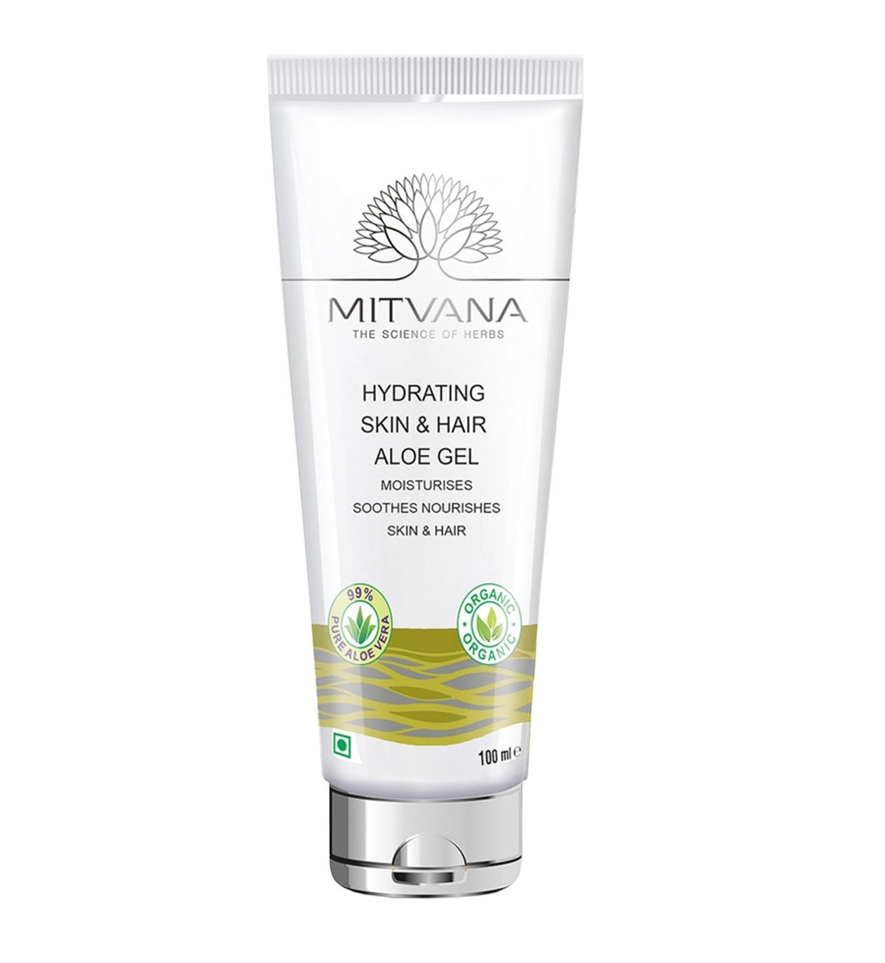 Гель зволожуючий Mitvana Hydrating Skin & Hair Aloe Gel 100 мл (8906078541402)