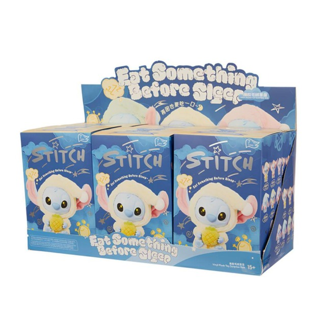 М'яка іграшка сюрприз POP MART Стіч Лабубу брелок 15 см (labubu stich)