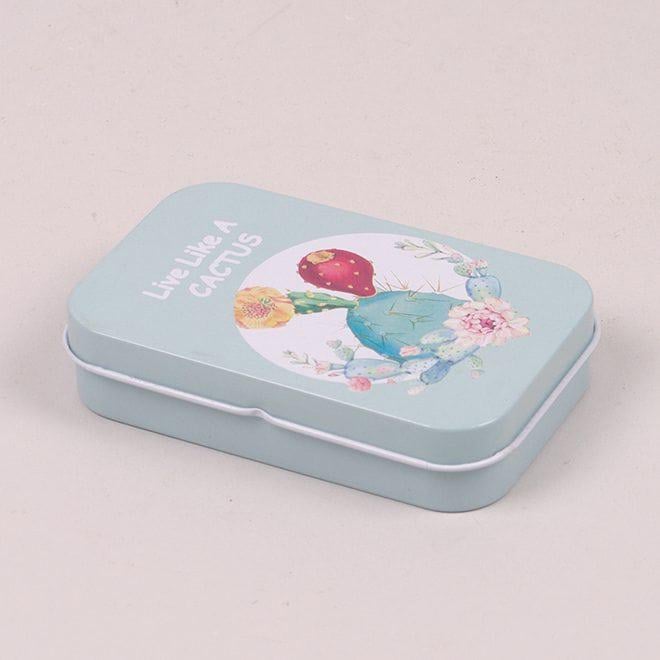 Коробочка металлическая Flora Кактусы (25299)