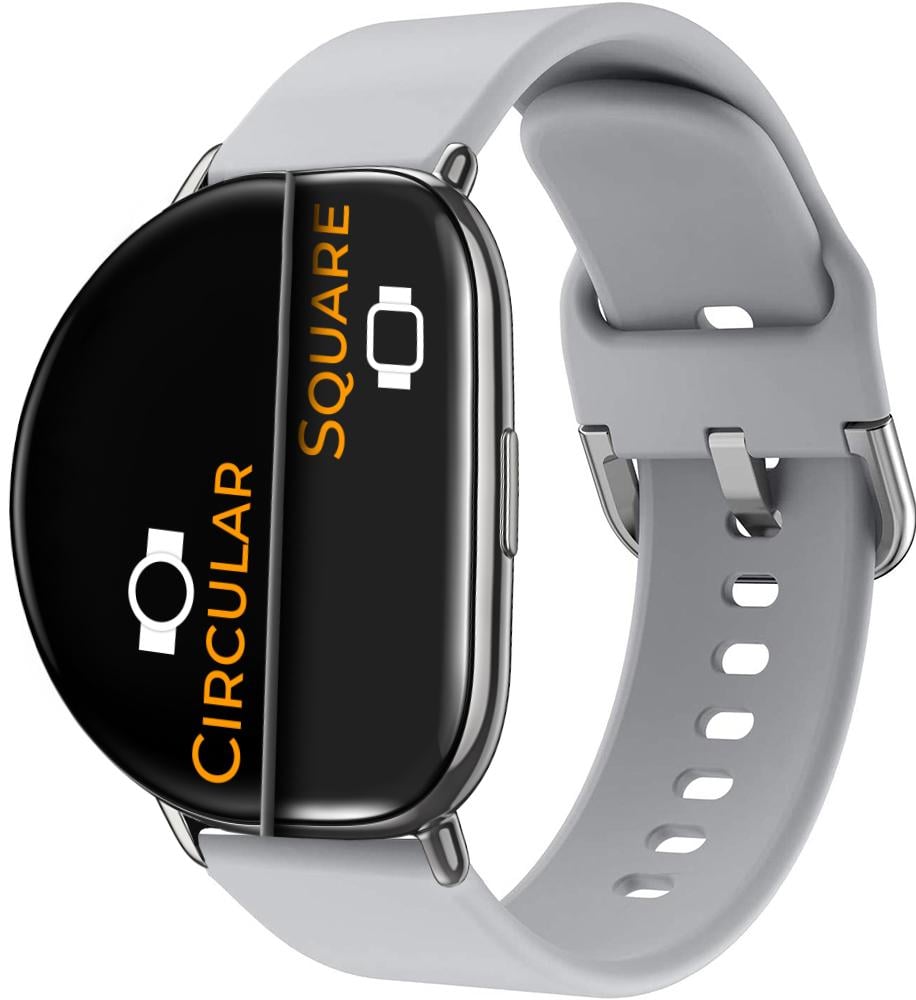 Ремешок Style для ZEPP E Square/Circular Grey (26326-33)