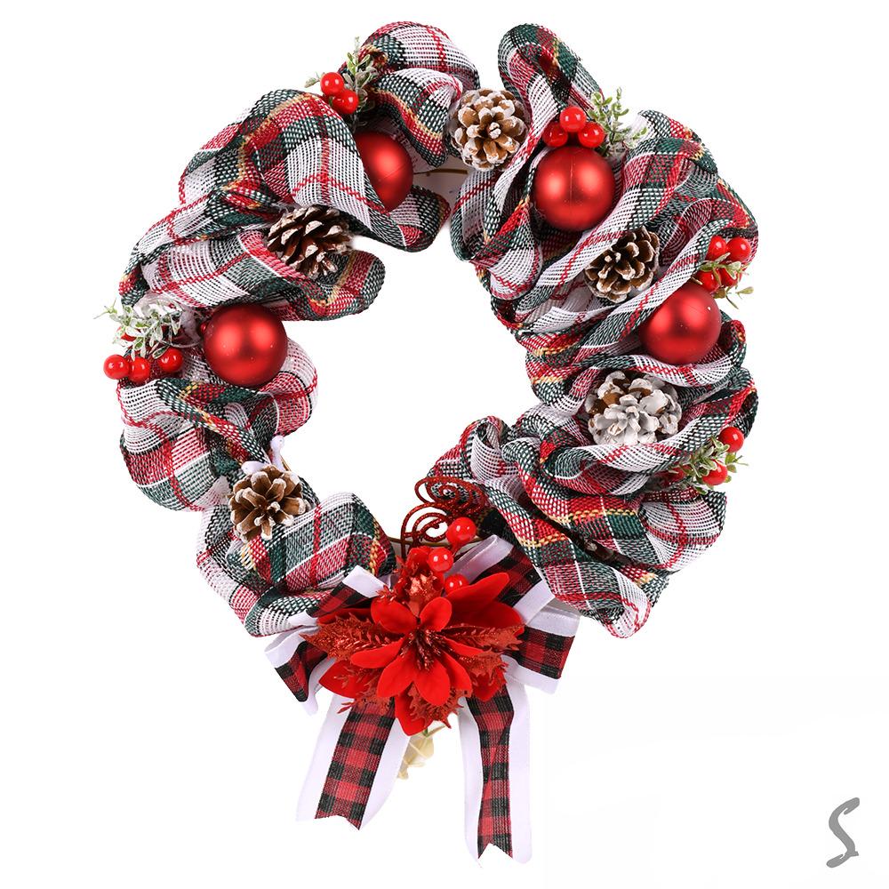 Декор рождественский Венок 40 см (R33917) - фото 4 Декор рождественский Венок 40 см (R33917) - фото 4