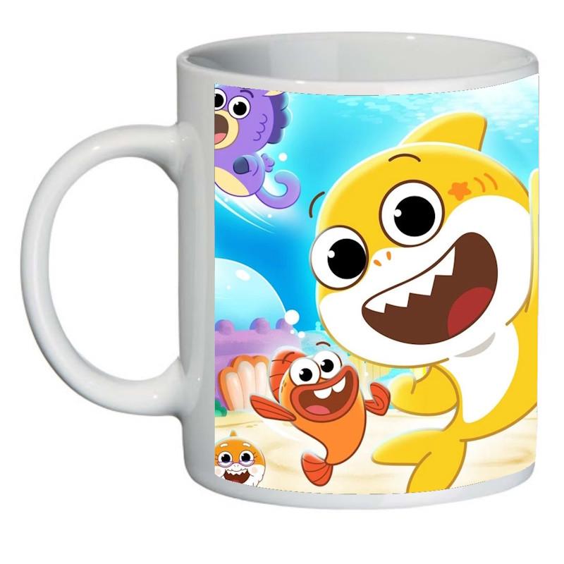Чашка с принтом Baby Shark 001-9 (2350793756)
