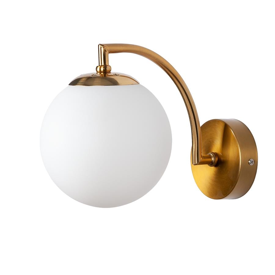 Светильник настенный шар Levistella 7841012-1 GAB плафон белый Золотой