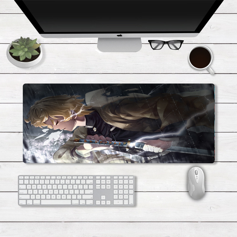 Коврик для мышки с Аниме принтом Клинок рассекающий демонов LED-подсветка 800х300х4 мм (1021) Коврик для мышки с Аниме принтом Клинок рассекающий демонов LED-подсветка 800х300х4 мм (1021)